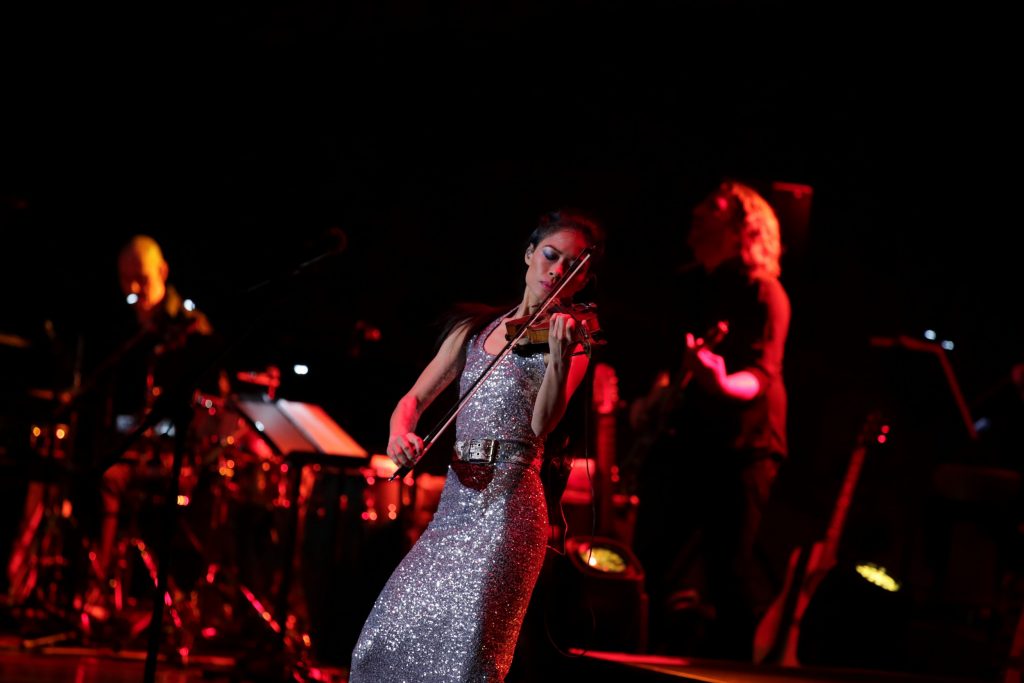 Vanessa-Mae performs at Ohrid Summer Festival